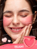 رژگونه قلبی کرمی شیگلم